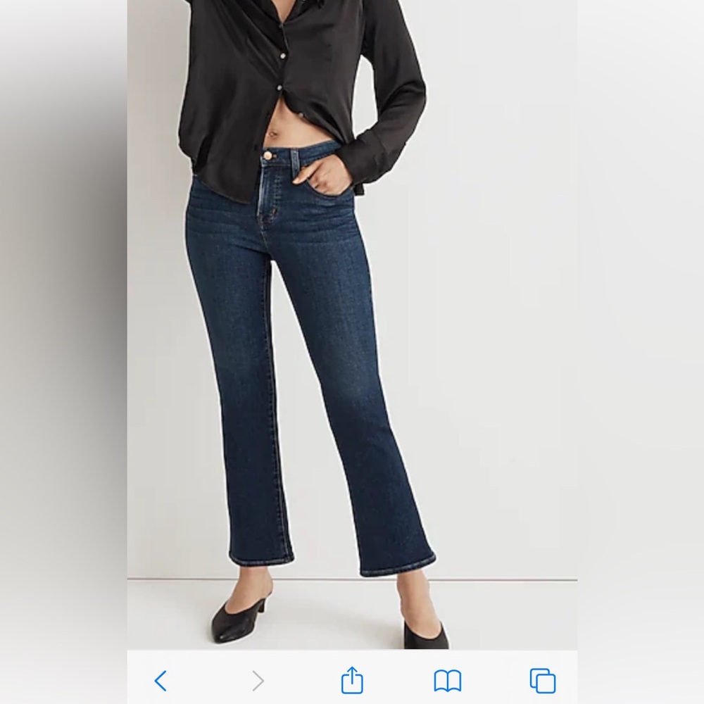 Madewell mid-rise kick out